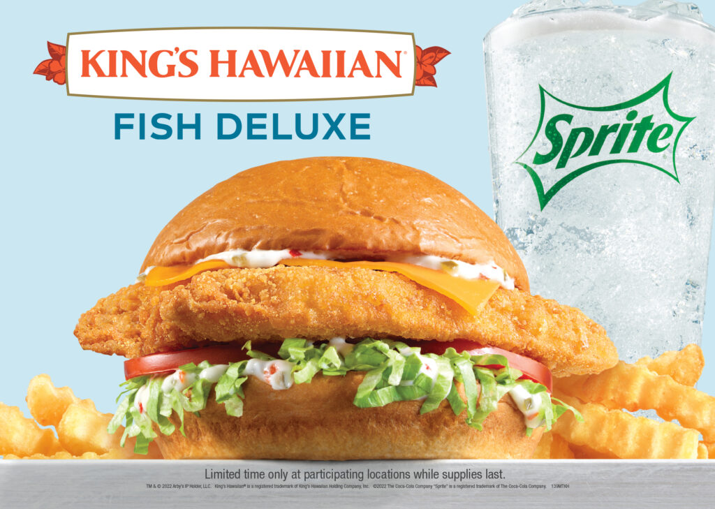 Arbys King Hawaiian Fish Deluxe