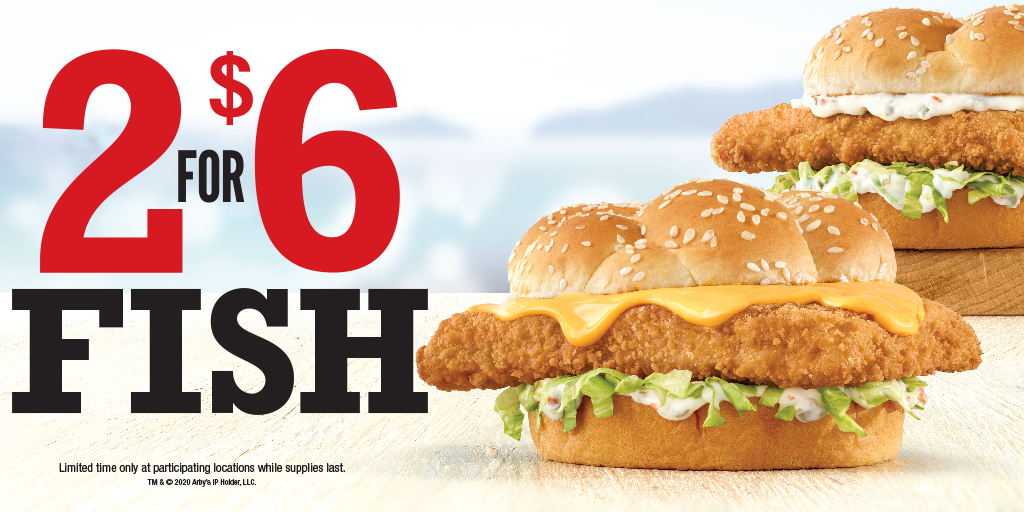 Arby S 2 For 6 Fish Sandwiches Arby S RVA   2020 2for6Fish TW 1 