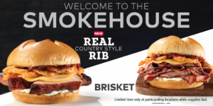 Arby's Real Country Style Rib Sandwich
