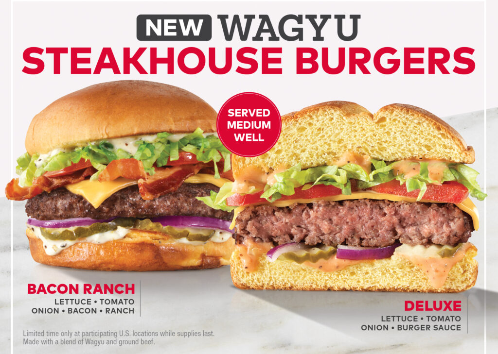 Arby’s New Wagyu Steakhouse Burgers
