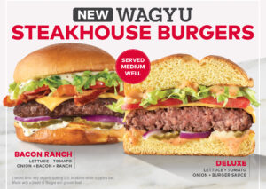 Arby's New Wagyu Steakhouse Burgers