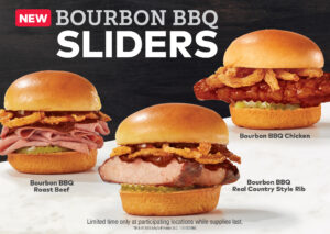 Arby's 2 for $4 Bourbon BBQ Sliders