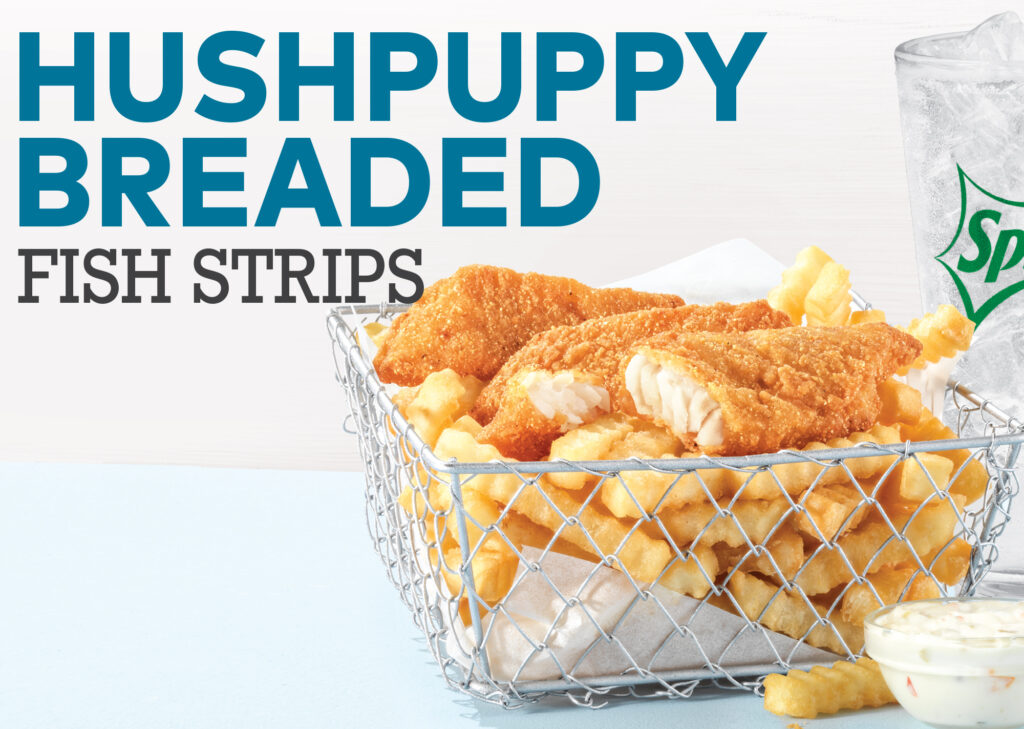 Arby’s New Hushpuppy Breaded Fish Strips