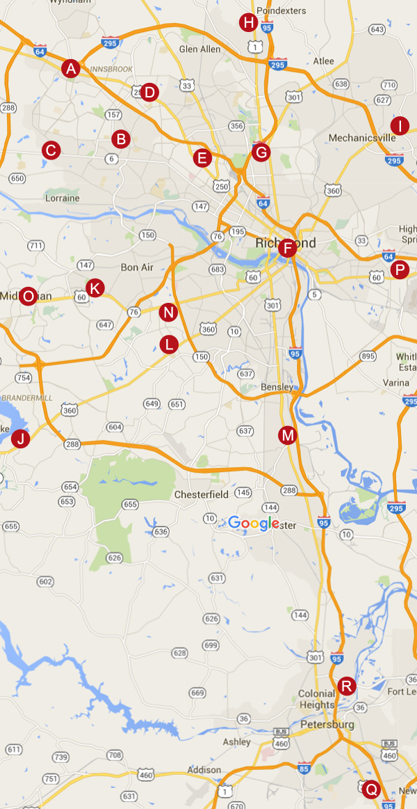 ARBY’S® RICHMOND AREA LOCATIONS