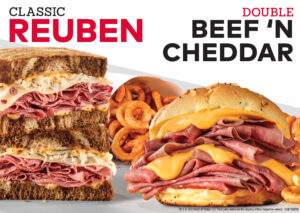 Arby's Classic Reuben & Double Beef 'n Cheddar